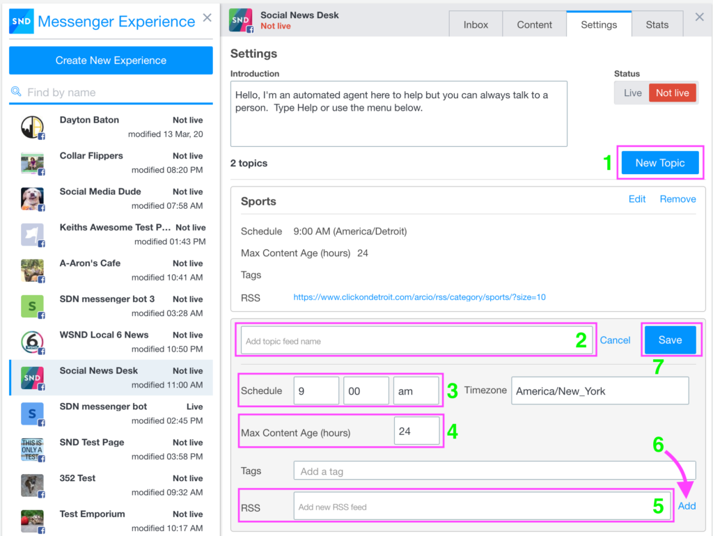 Live with SND's Facebook Messenger Tech: Simple Steps to Go Live