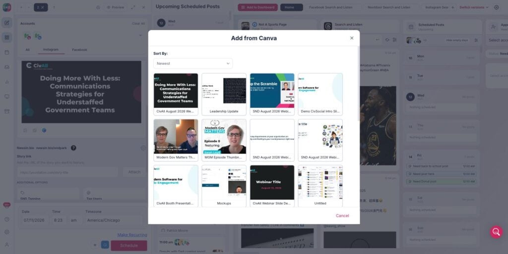 Add from Canva