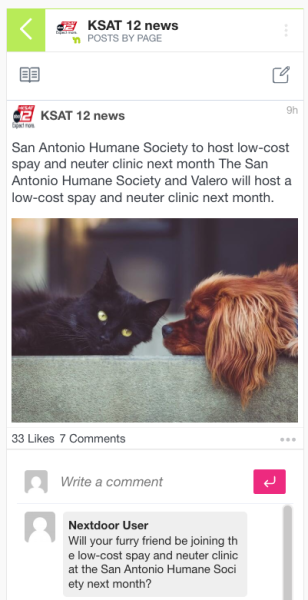 SND - Managing Nextdoor comments
