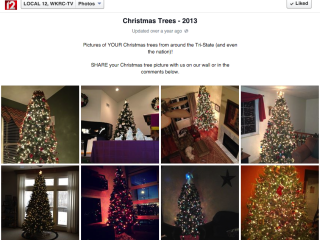 People love to see their name in lights, especially if it's showcasing their tree decked in lights!